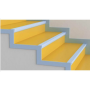 Pvc Merdiven Burunluğu Oluklu Kaymayı Önleyici Pvc Merdiven Burunluğu-Mavi renk